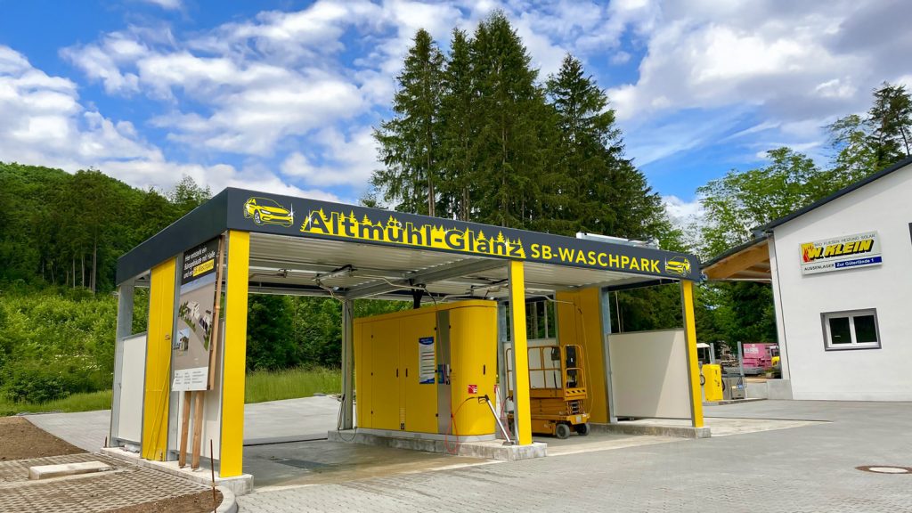 Altmühlglanz - Auto-Waschpark  Rückansicht